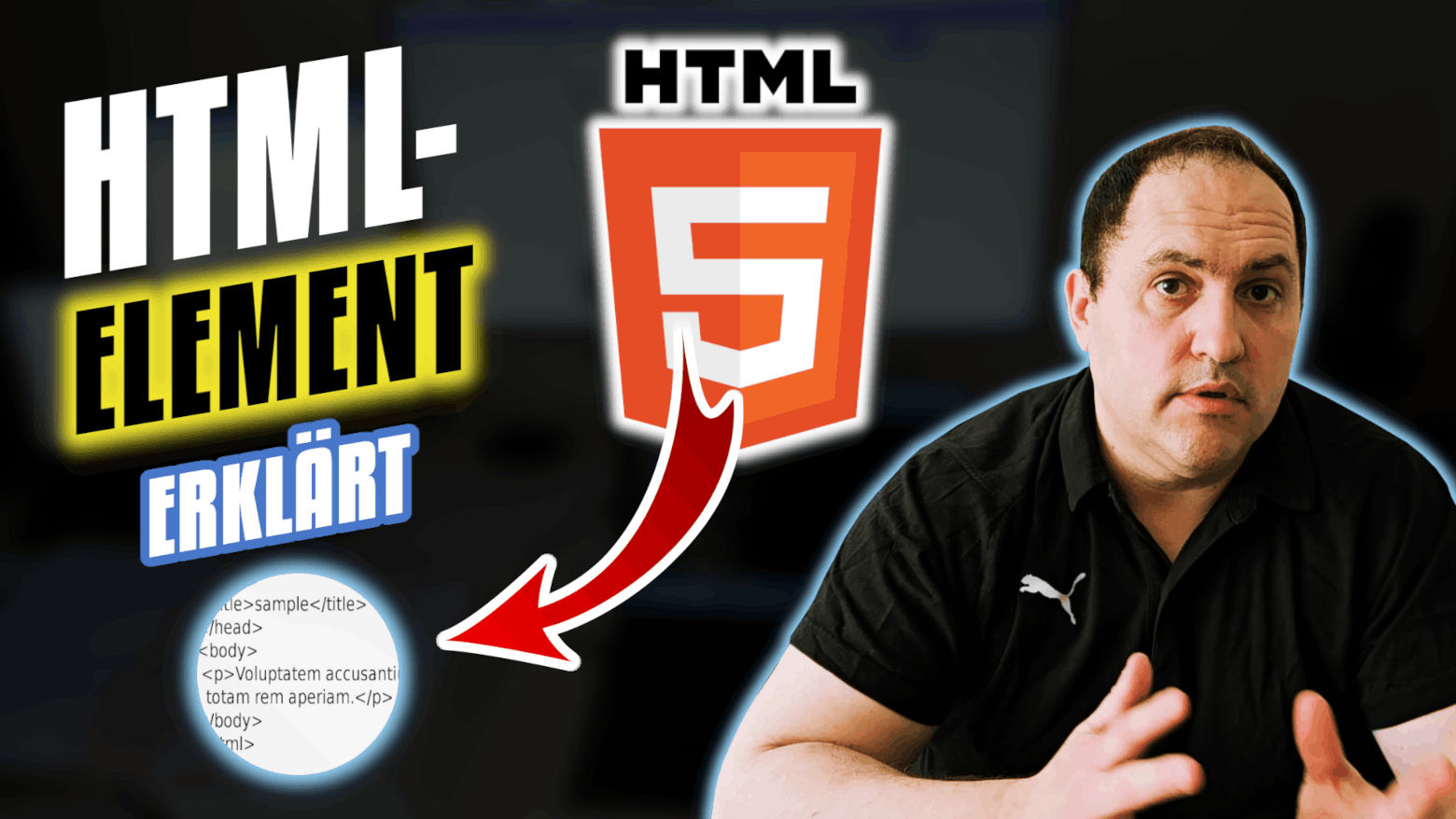 Webdesign-Grundlagen: Was ist ein HTML-Element? [YouTube]