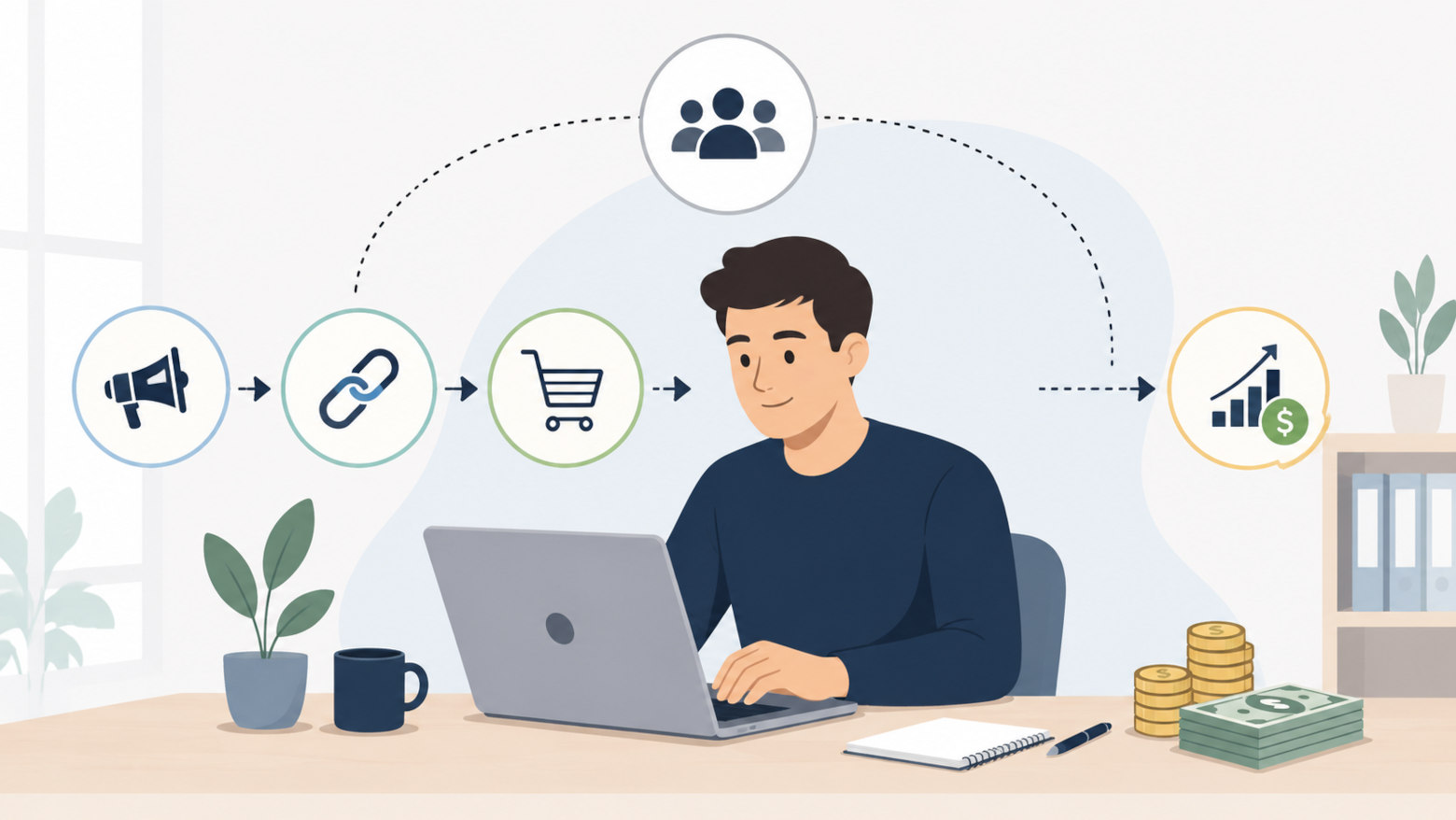 Mit Affiliate-Marketing Geld verdienen: Ein lukrativer Weg zum passiven Einkommen [2026] 🚀